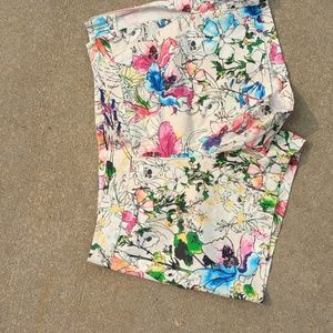Express 8 watercolor shorts